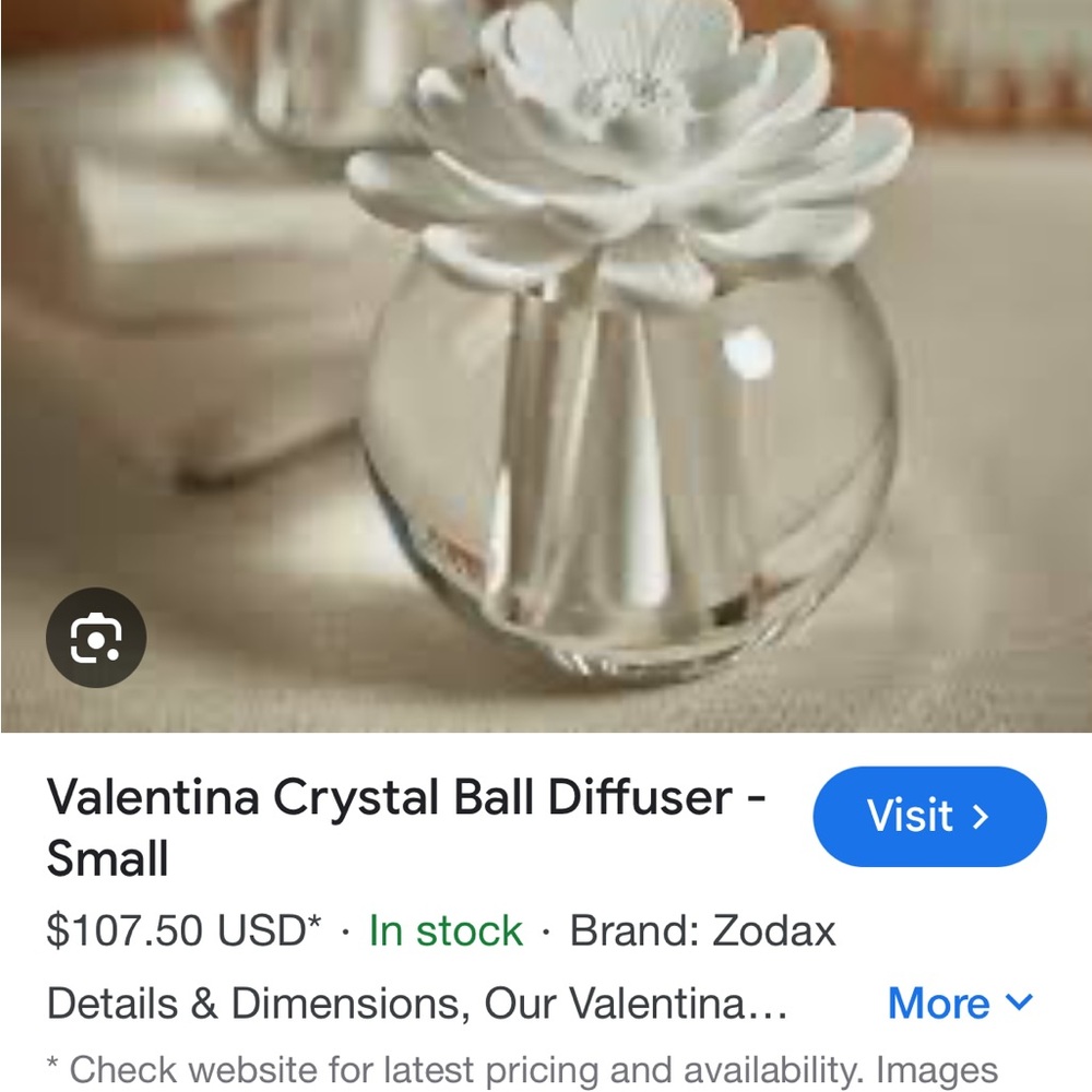 White Crystal Ball Diffuser